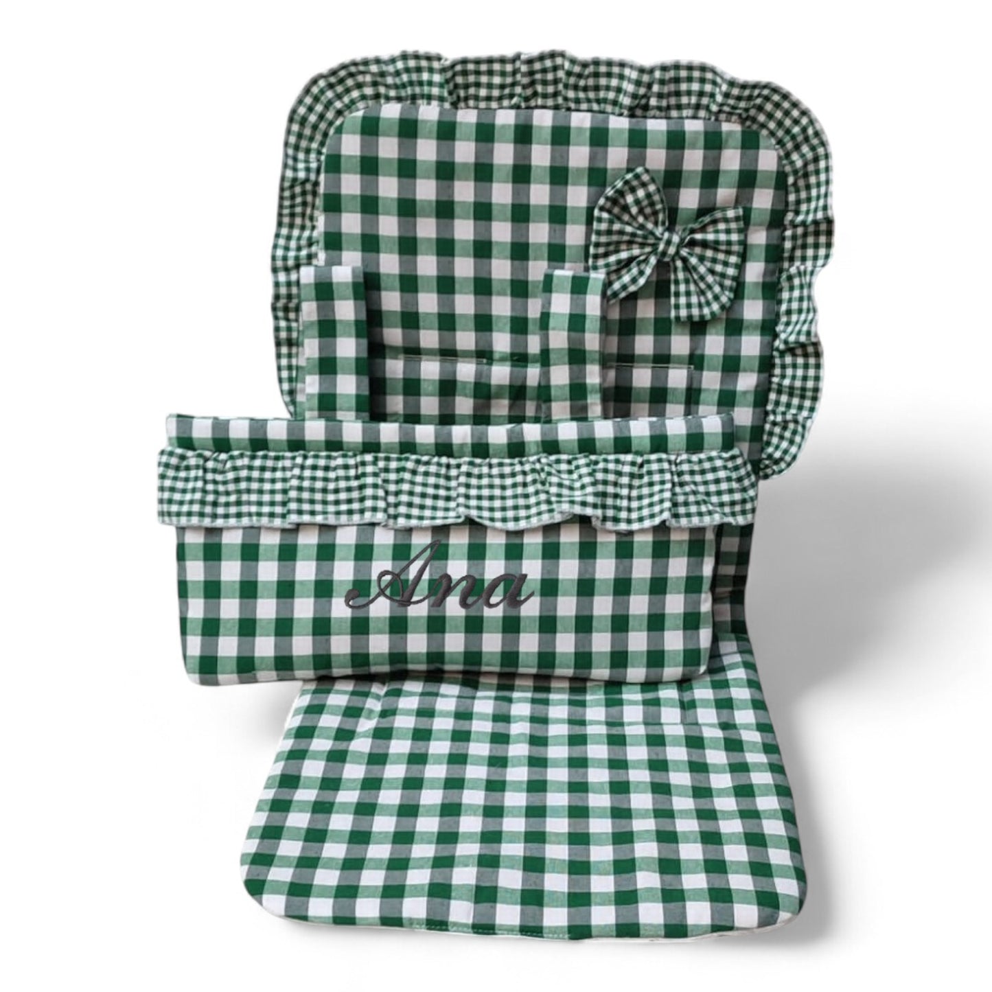 Conjunto Bolso + Funda/ Colchoneta Silla