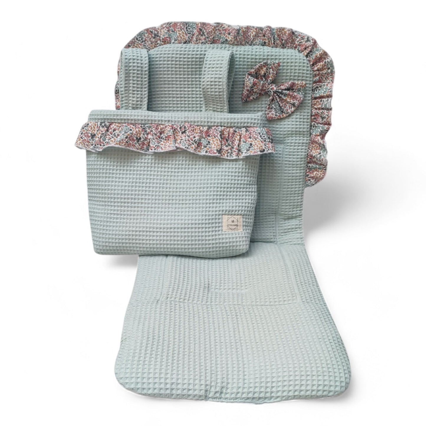 Conjunto Bolso + Funda/ Colchoneta Silla