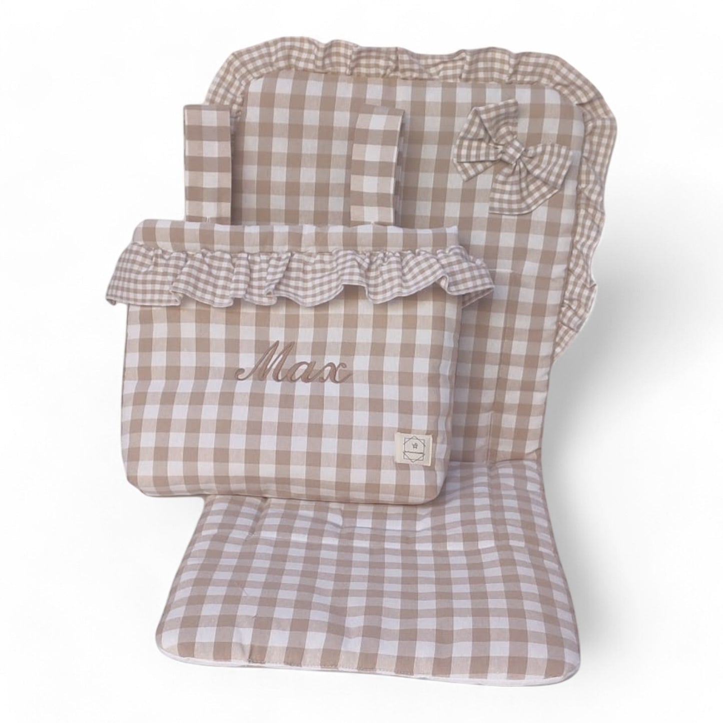 Conjunto Bolso + Funda/ Colchoneta Silla