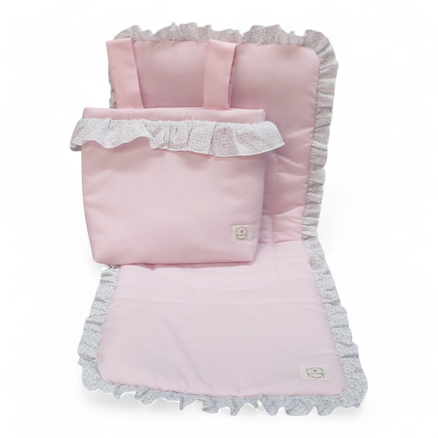 Conjunto Bolso + Funda/ Colchoneta Silla