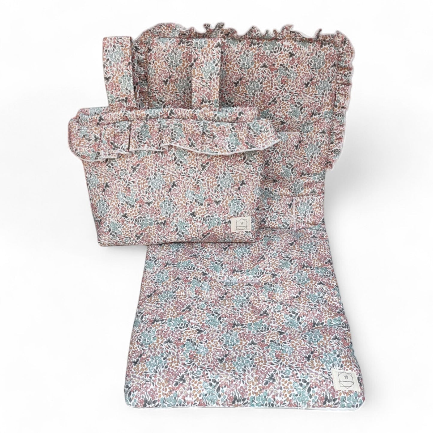 Conjunto Bolso + Funda/ Colchoneta Silla