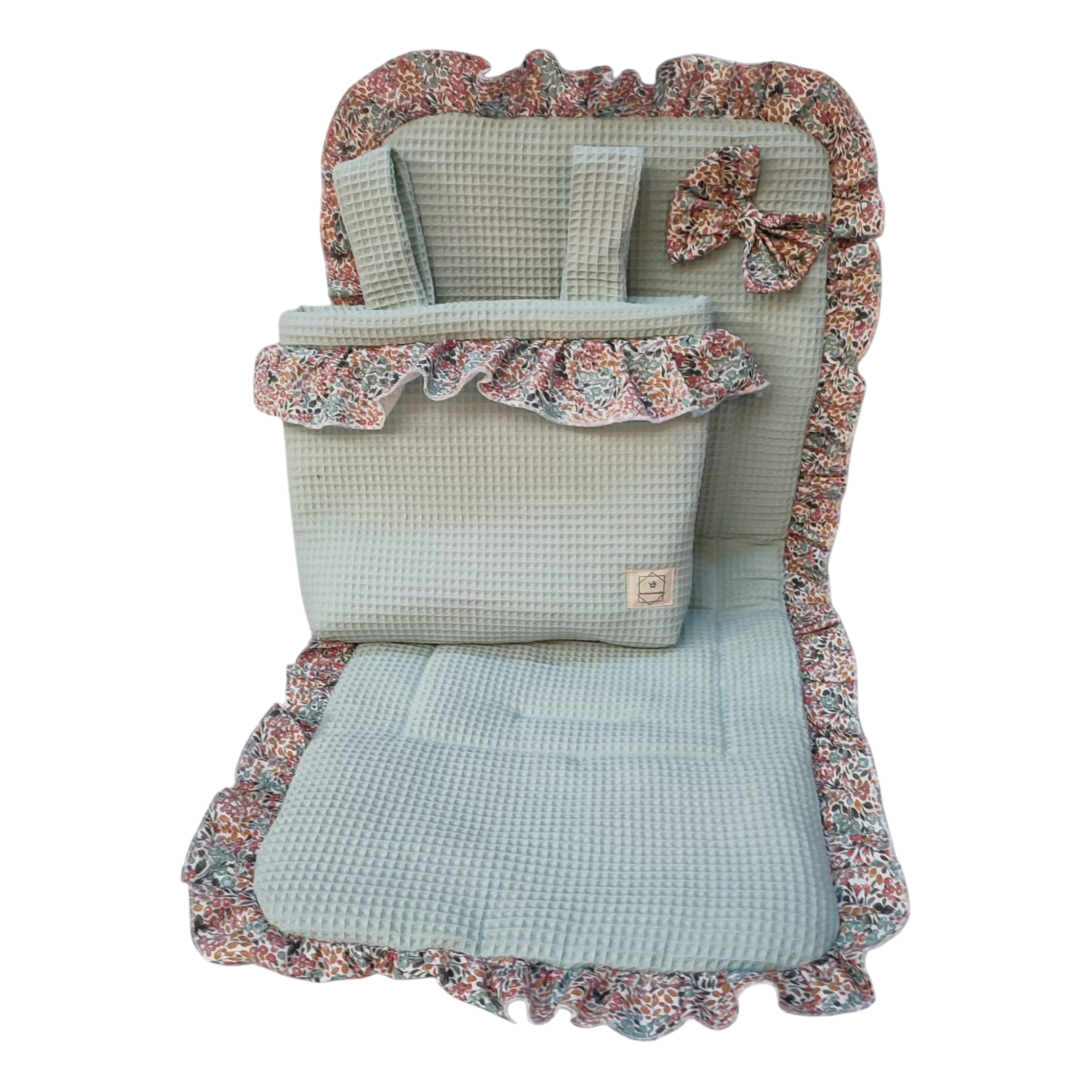 Conjunto Bolso + Funda/ Colchoneta Silla