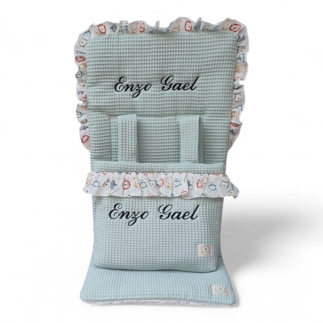 Conjunto Bolso + Funda/ Colchoneta Silla