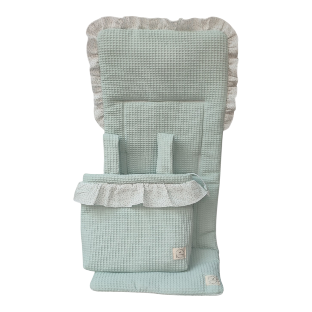 Conjunto Bolso + Funda/ Colchoneta Silla