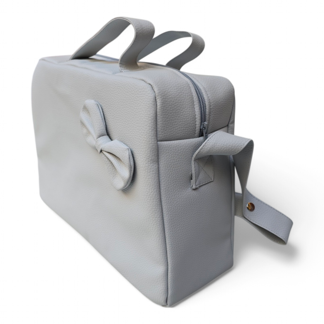 OUTLET Bolso Polipiel Gris