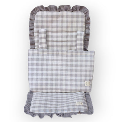 Conjunto Bolso + Funda/ Colchoneta Silla