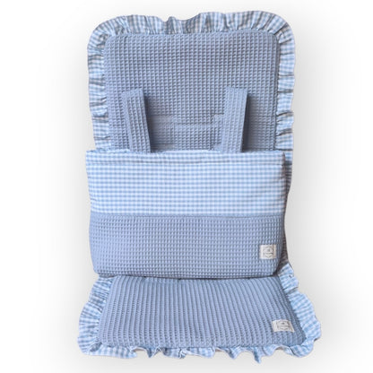 Conjunto Bolso + Funda/ Colchoneta Silla