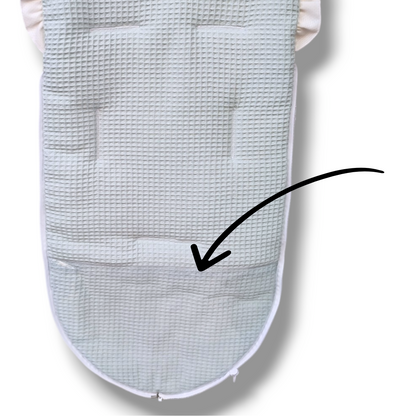 Suplemento Plástico  Protector Pies Fundas Silla y Sacos