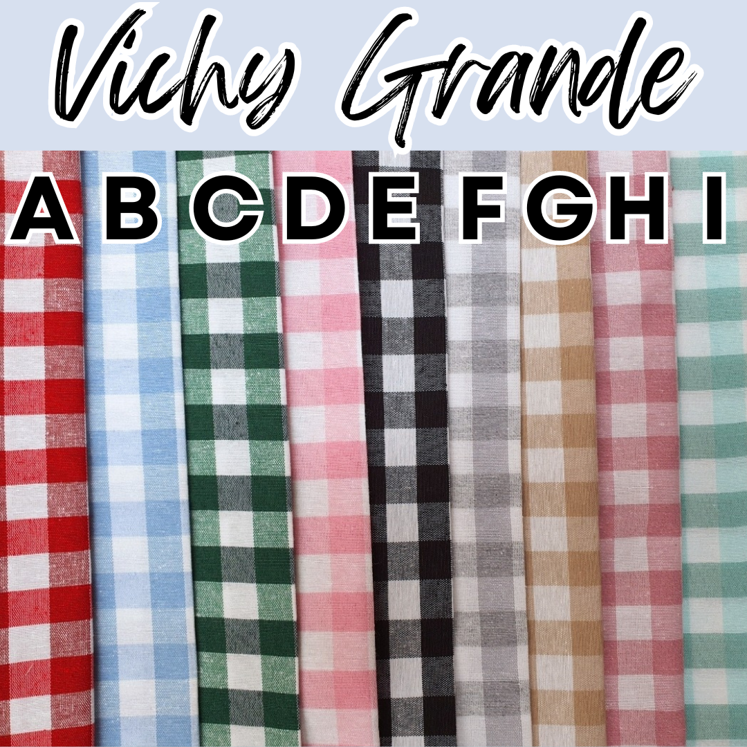 Funda Carrito Vichy Grande Sin Volante