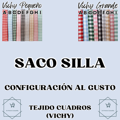 SACO SILLA AL GUSTO (Tejido Cuadros Vichy)