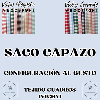 SACO CAPAZO AL GUSTO (Tejido Cuadros Vichy)