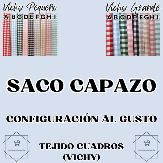 SACO CAPAZO AL GUSTO (Tejido Cuadros Vichy)