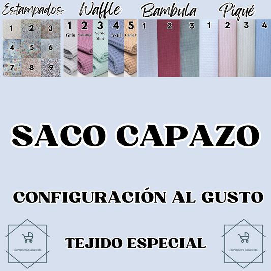 SACO CAPAZO AL GUSTO (Tejido Especial)