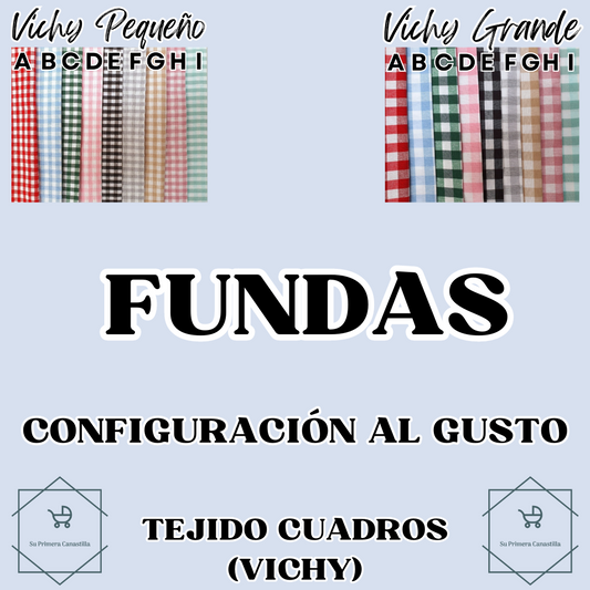 FUNDA AL GUSTO (Tejido Cuadros Vichy)