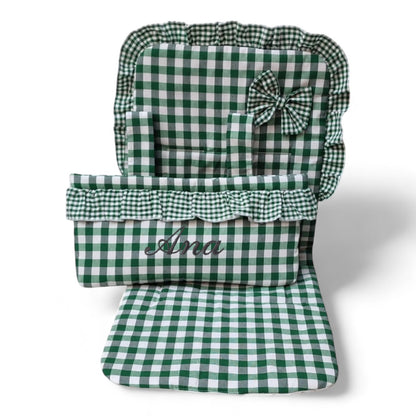Conjunto Bolso + Funda/ Colchoneta Silla