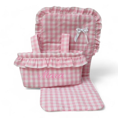 Conjunto Bolso + Funda/ Colchoneta Silla