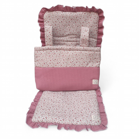 Conjunto Bolso + Funda/ Colchoneta Silla