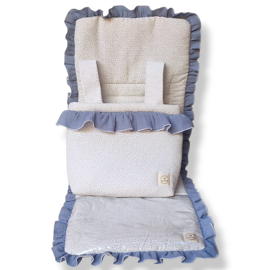 Conjunto Bolso + Funda/ Colchoneta Silla