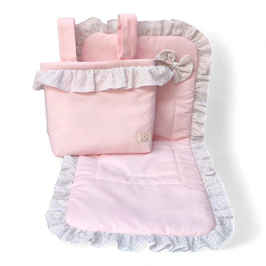 Conjunto Bolso + Funda/ Colchoneta Silla