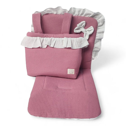 Conjunto Bolso + Funda/ Colchoneta Silla