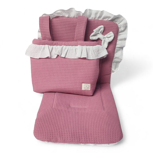 Conjunto Bolso + Funda/ Colchoneta Silla