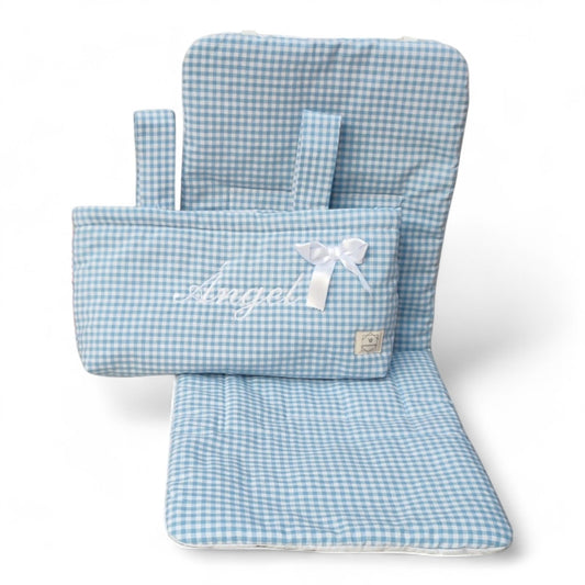 Conjunto Bolso + Funda/ Colchoneta Silla