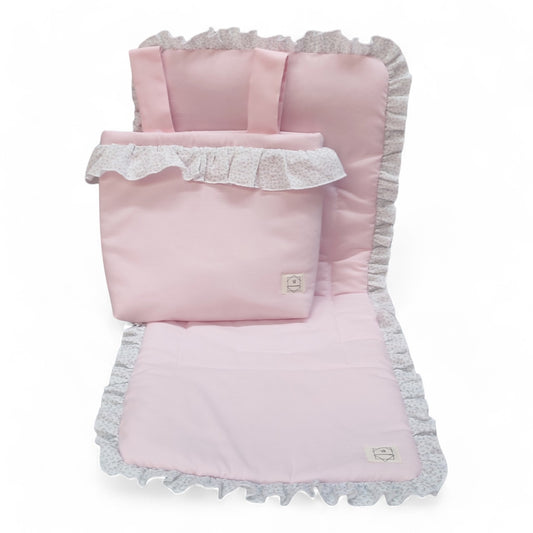 Conjunto Bolso + Funda/ Colchoneta Silla