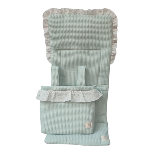 Conjunto Bolso + Funda/ Colchoneta Silla