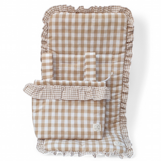 Conjunto Bolso + Funda/ Colchoneta Silla