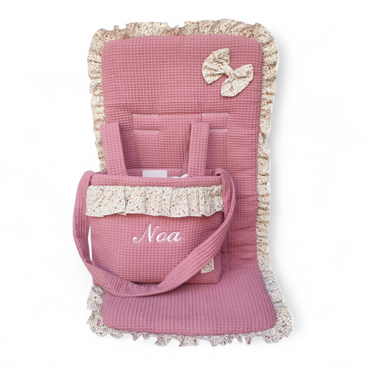 Conjunto Bolso + Funda/ Colchoneta Silla