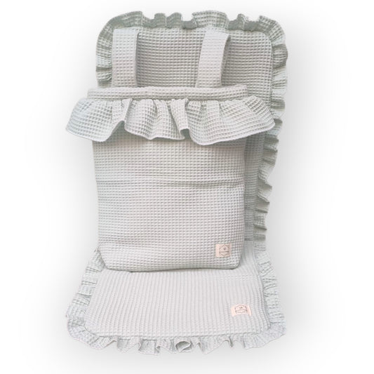 Conjunto Bolso + Funda/ Colchoneta Silla