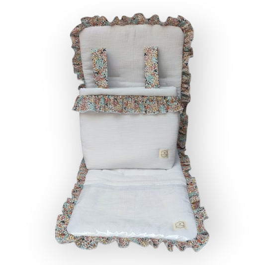 Conjunto Bolso + Funda/ Colchoneta Silla