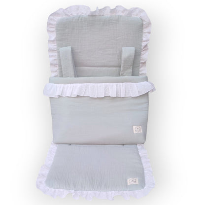Conjunto Bolso + Funda/ Colchoneta Silla