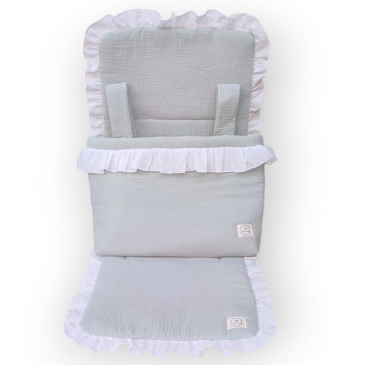 Conjunto Bolso + Funda/ Colchoneta Silla