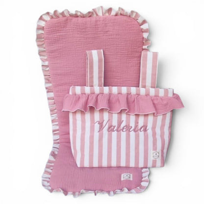 Conjunto Bolso + Funda/ Colchoneta Silla