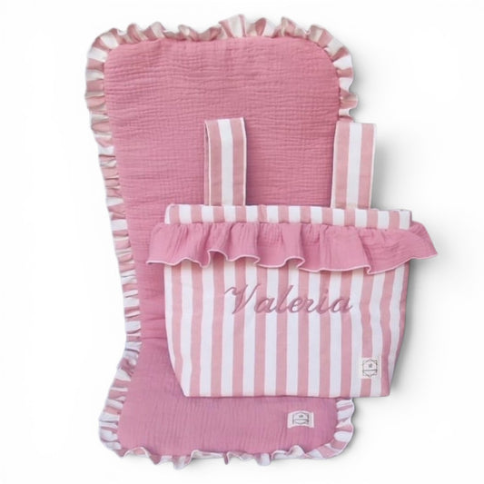 Conjunto Bolso + Funda/ Colchoneta Silla